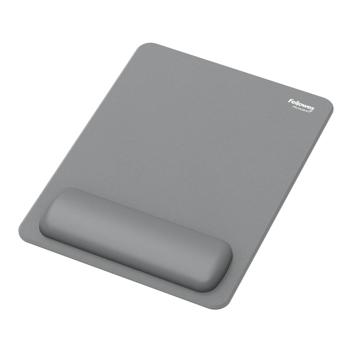 Fellowes Breyta XL Mauspad mit Handgelenkauflage – Grau, mit HEX Cushion Technology Silikonpolster u