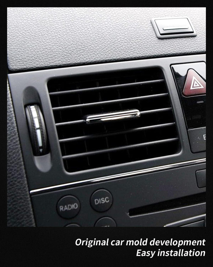 EULIMBQS Front Center Air Grill Outlet Cover für Mercedes Benz W204, AC Vent Grille Outlet Cover Pan