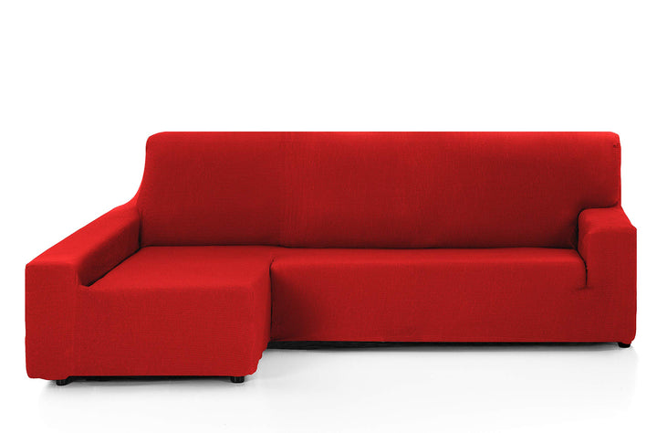 Martina Home - Bezug für Chaiselongue, Modell Túnez, Rot, Eckteil Links, Brazo izquierdo langer link