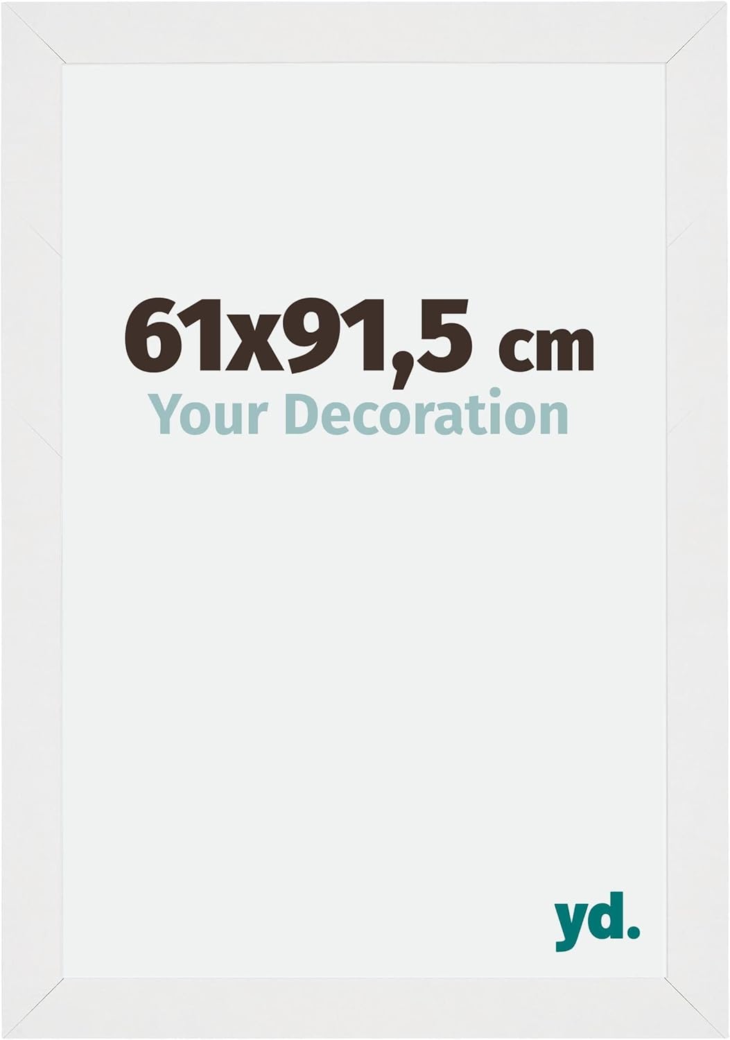 yd. Your Decoration - Bilderrahmen 61x91,5 cm - Bilderrahmen aus MDF mit Acrylglas - Antireflex - Au