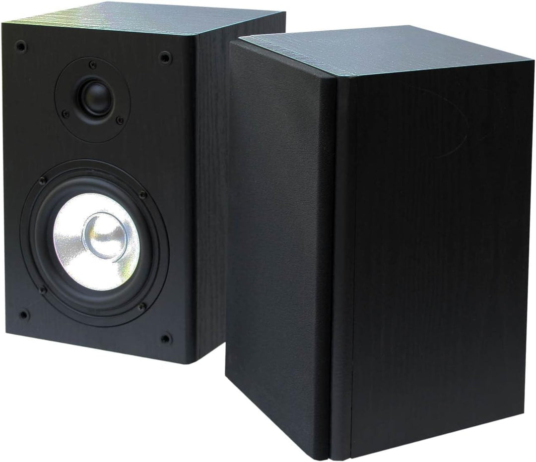 E-Lektron EL5-Set HiFi Stereo-Anlage Verstärker/Receiver & Regal-Lautsprecher USB/SD/FM/BT/AUX