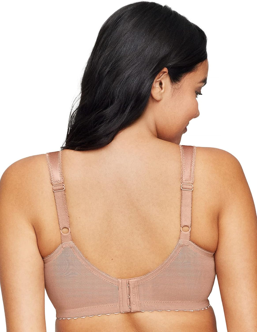 Glamorise Damen Bügelloser MagicLift-Stütz-BH für grosse Grössen Nr. 1000 80B Cappuccino, 80B Cappuc