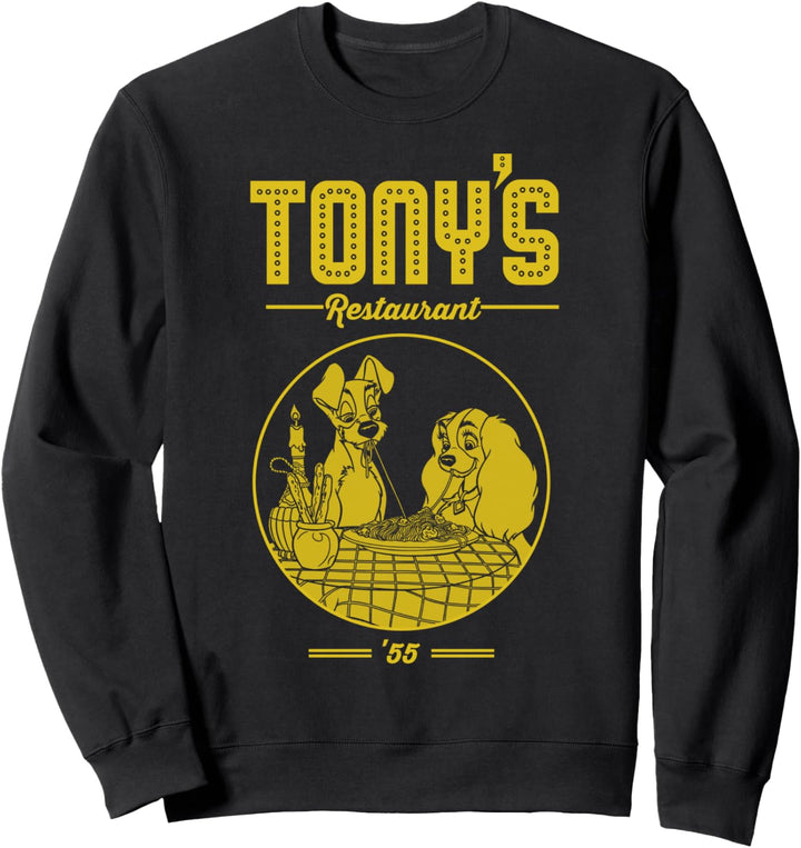 Disney Lady And The Tramp Tony's Restaurant 55 Sweatshirt