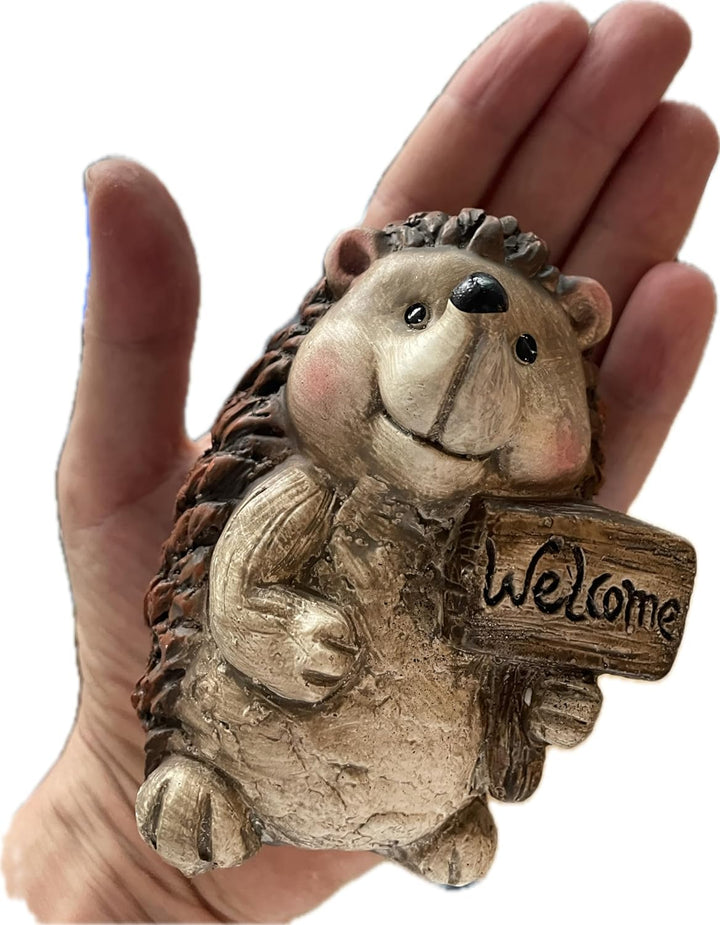 khevga Deko-Figuren Herbstfiguren aus Terracotta Igel Polyresin 3er Set 4er Set (3), 3