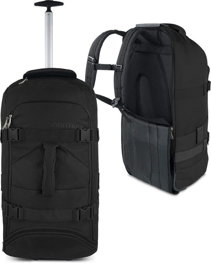 normani Backpacker Reisetaschen-Rucksack mit Trolleyfunktion - Trolley mit Frontloader Funktion und