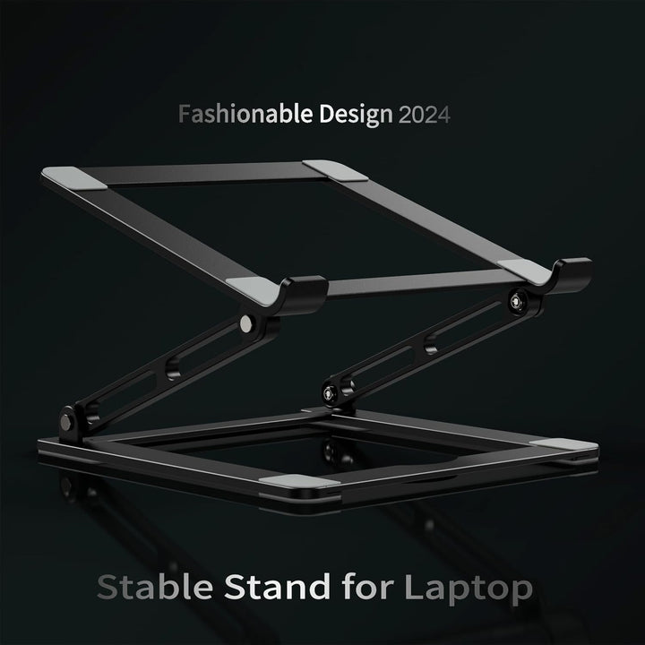 Laptop-Ständer für den Schreibtisch, Verstellbarer Laptop-Ständer, tragbare Laptop-Erhöhung mit Mult