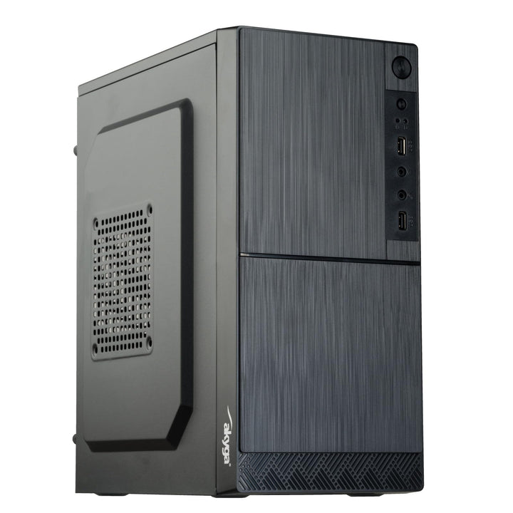 Micro ATX Akyga AK35BK Gehäuse 2X USB 2.0 schwarz ohne PSU