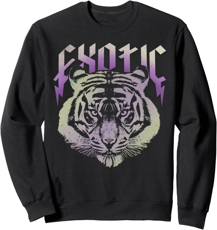 Exotic Tiger Big Face Sweatshirt