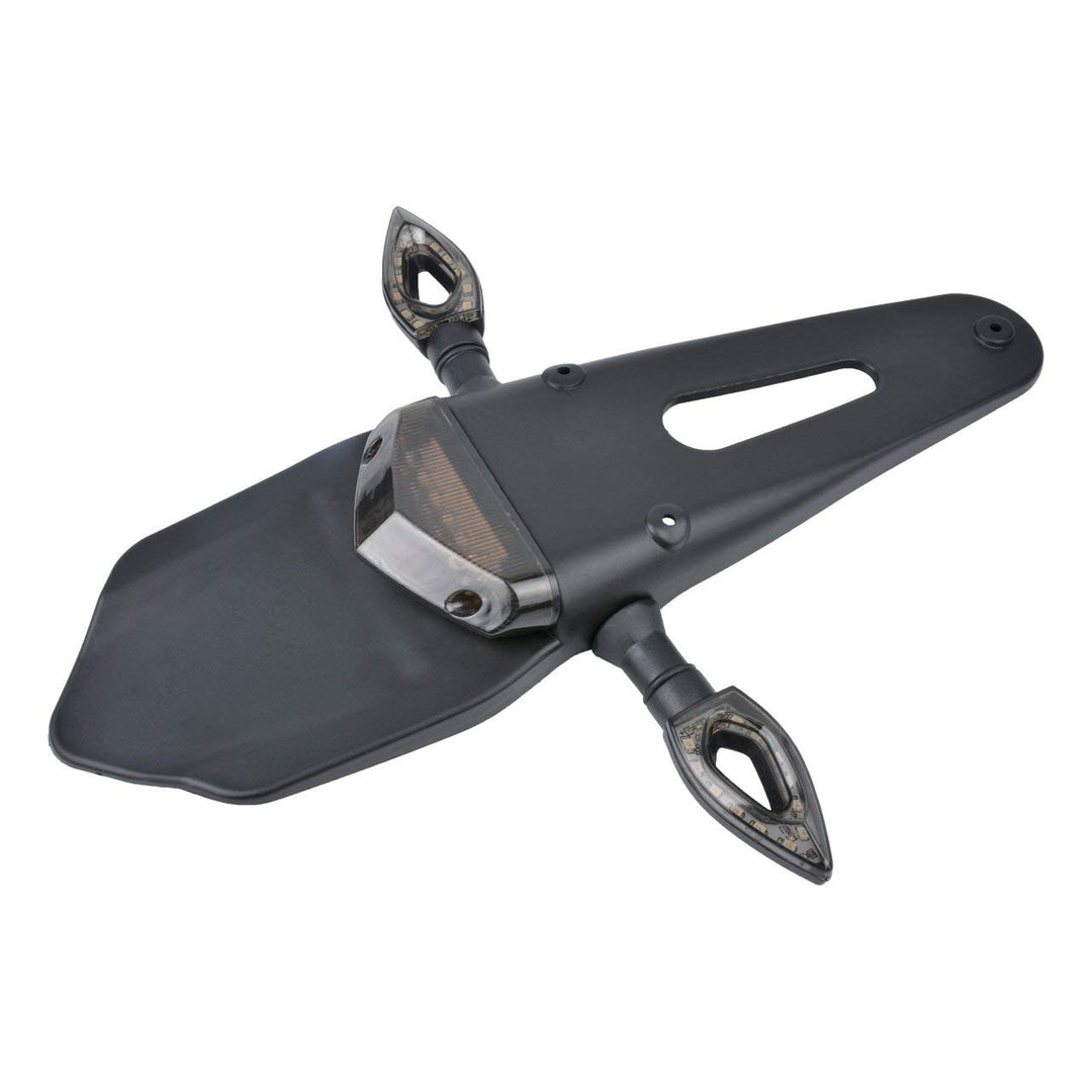 KaTur Motorrad Rück-Stossstange Bremse rotes Rücklicht Lampe LED mit Blinker Lampen für Offroad Moto