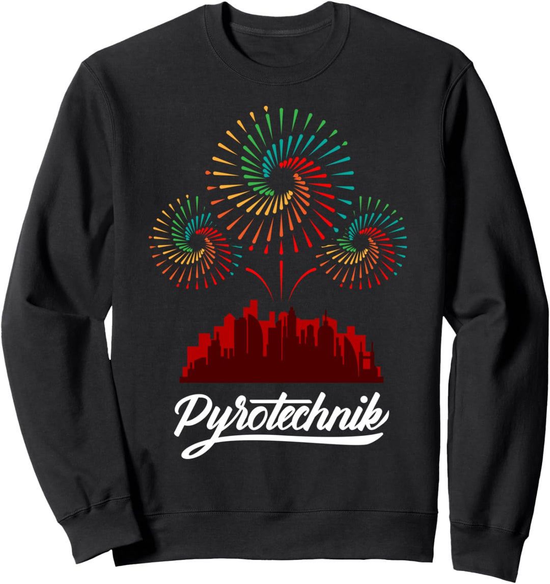 PYROTECHNIK Feuerwerker Pyro Techniker Feuerwerk Sweatshirt