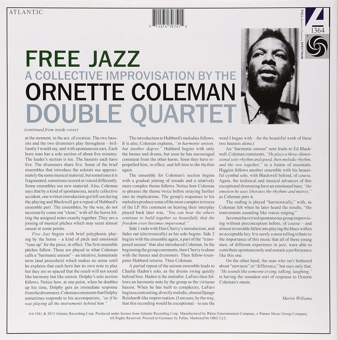 Free Jazz, Vinyl