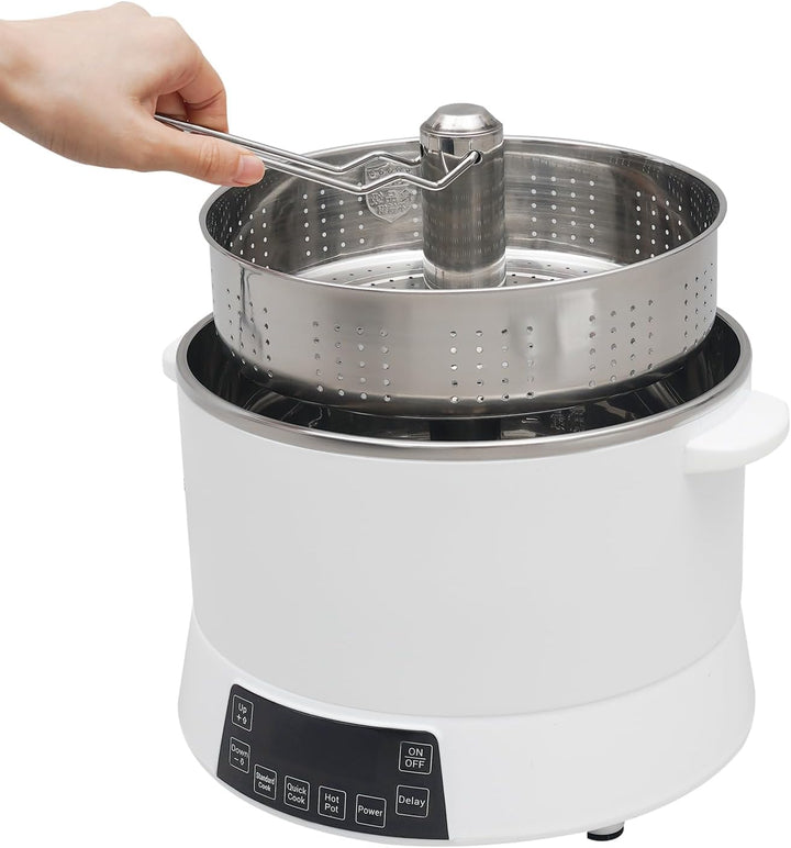 4L Zuckerarmer Reiskocher 1500W Einstellbare Leistung Multikocher mit Reservierungsfunktion Schongar