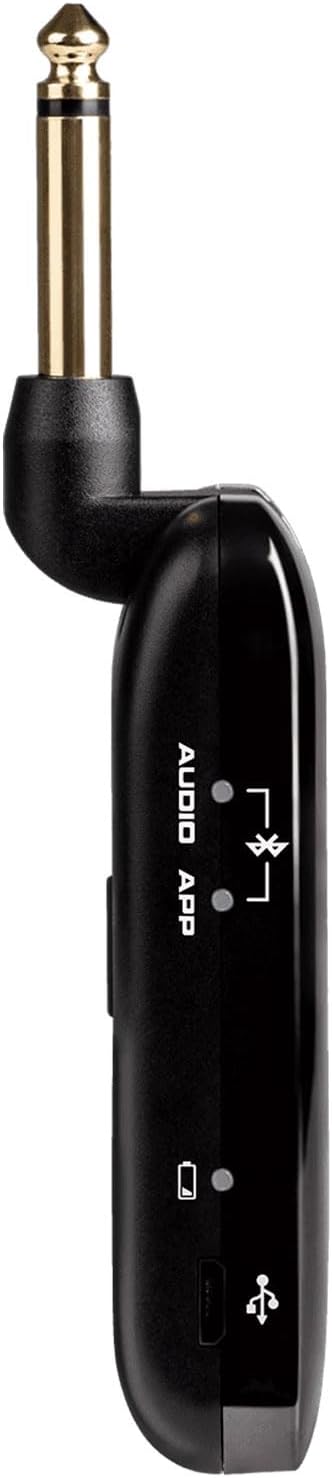 Nux MP-2 Mighty Plug Drahtlose Verstärker- und Effekt-Simulation für Gitarre und Bass + keepdrum Kop