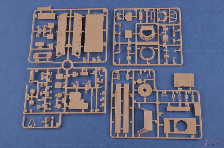 Hobby Boss 80147 Modellbausatz German Flakpanzer IA w/Ammo.Trailer
