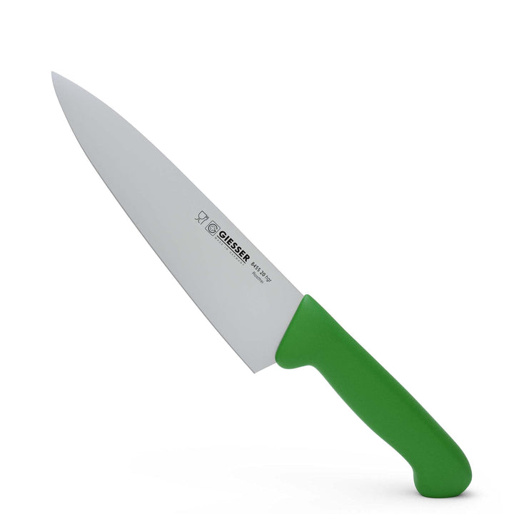 Giesser seit 1776 - Made in Germany - Kochmesser 20 cm Veggie, grün, nachhaltiger Griff, rutschfest,