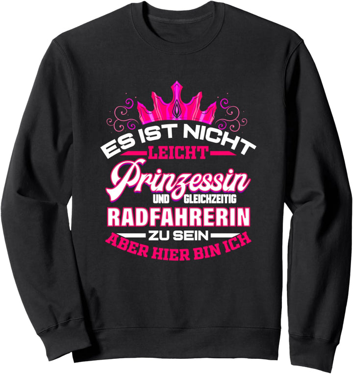 Radfahrerin Geschenk Fahrrad Frauen Rad Tour Radsport Sweatshirt