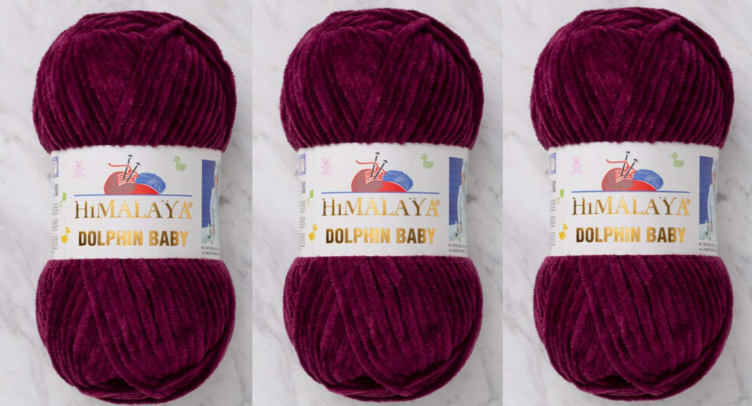 3 Knäuel Himalaya Delphin Baby Garn 395 Meter 3 x 100 Gramm Super Bulky Babydecke Garn (80339), 8033