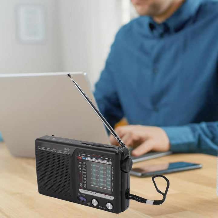 Tragbares Multiband-Radio, Kompaktes Tragbares Notfallradio für ältere Menschen mit -Chip, Hervorrag