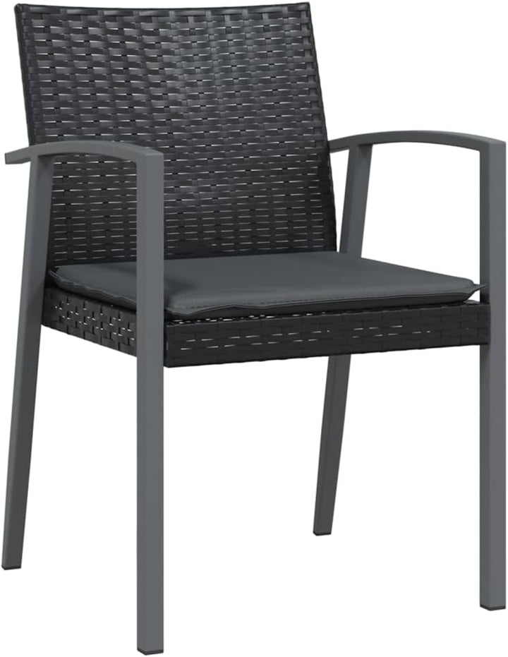 Festnight Poly Rattan Sitzgruppe Gartenmöbel Set mit Kissen Garten Essgruppe 4 Personen Gartenmöbel