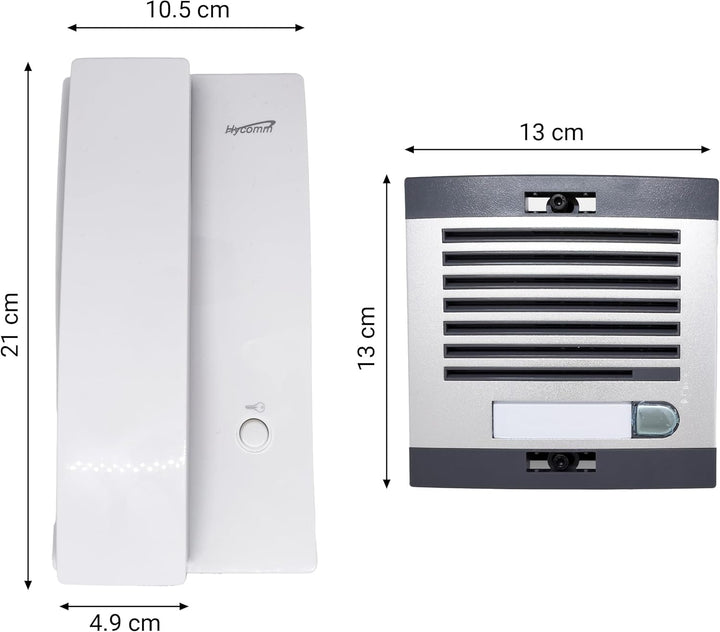 Retoo Türgegensprechanlage Gegensprechanlage Sprechanlage 1 Einfamilienhaus Oberflächen-Montage 230V