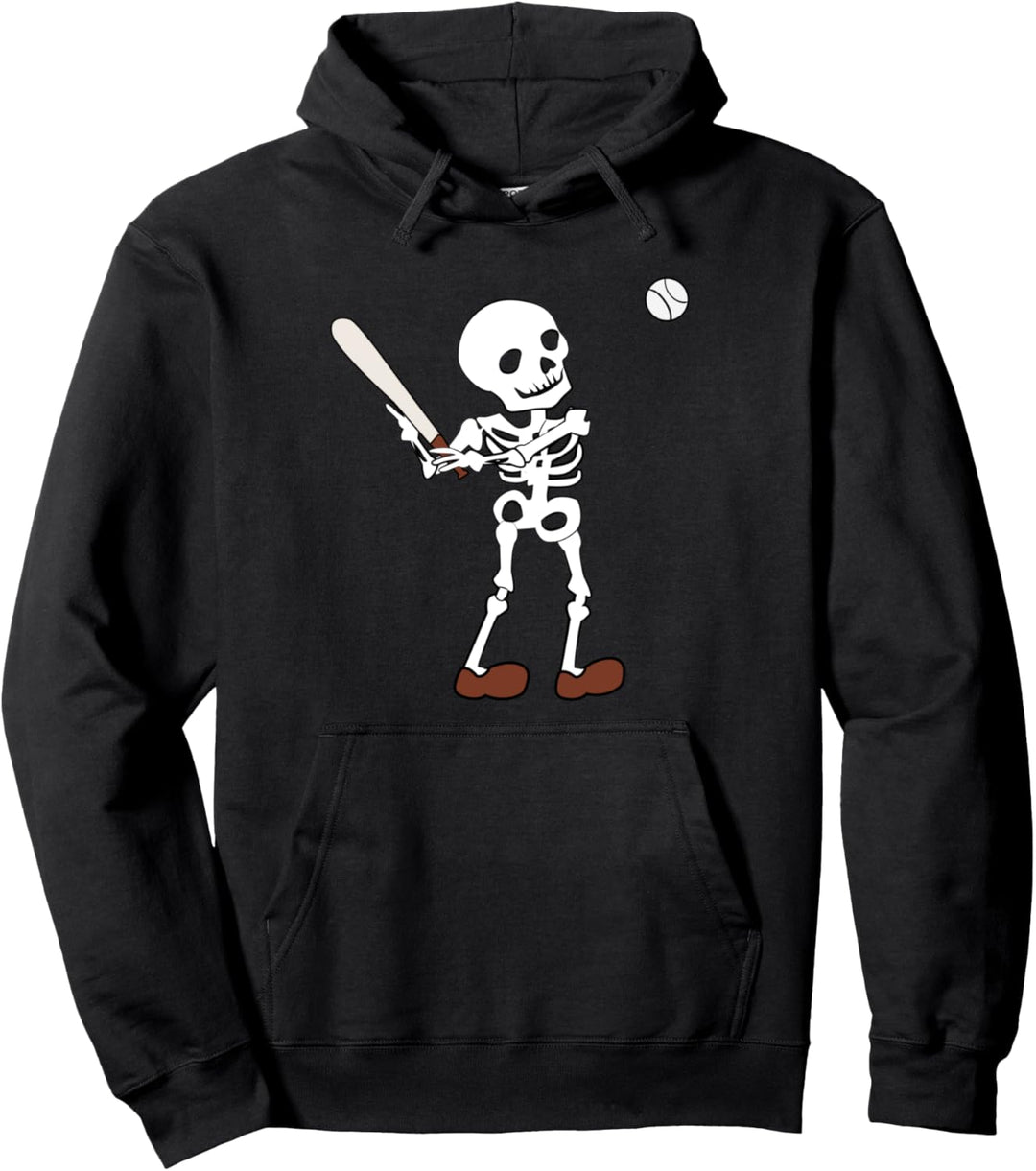 Baseball Kinder Skelet I Halloween | Pullover Hoodie