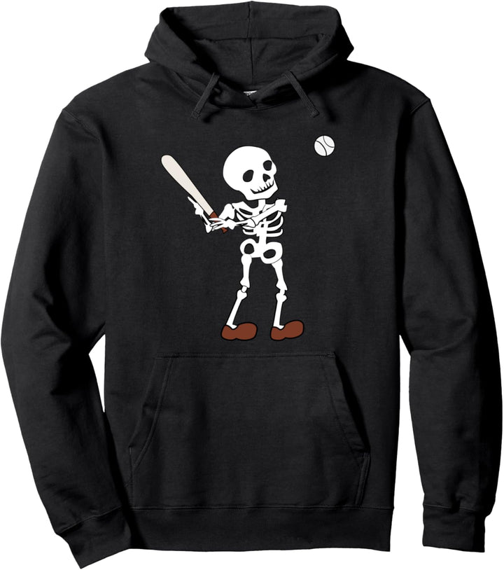 Baseball Kinder Skelet I Halloween | Pullover Hoodie