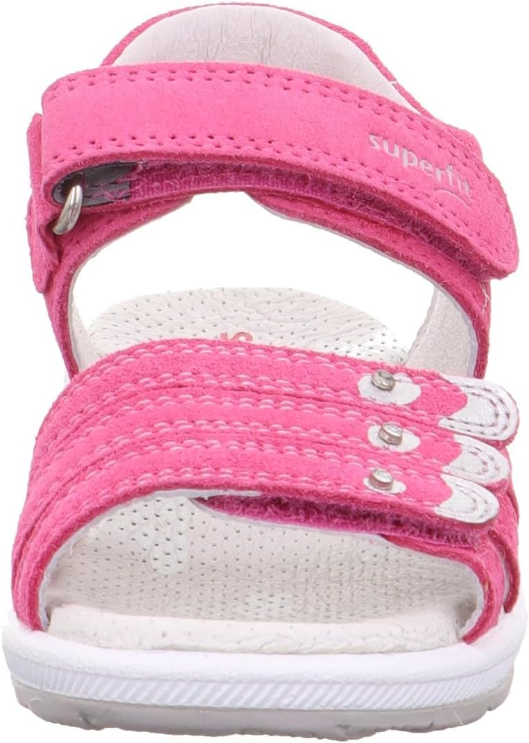 Superfit Mädchen Emily Sandale 28 EU Pink Silber 5510, 28 EU Pink Silber 5510