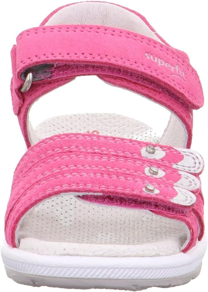 Superfit Mädchen Emily Sandale 28 EU Pink Silber 5510, 28 EU Pink Silber 5510