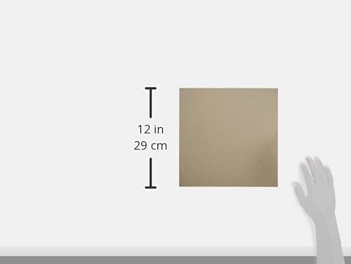 Anita y Su Mundo Scrapbooking-Material – Packung mit 25 Pappen, 12 x 12 cm, grau