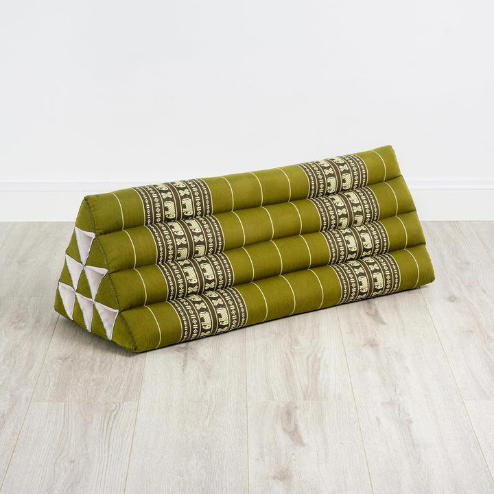 livasia Rückenstützkissen breit für Paare, Dreieckskissen für Garten und Balkon, Keilkissen mit Kapo