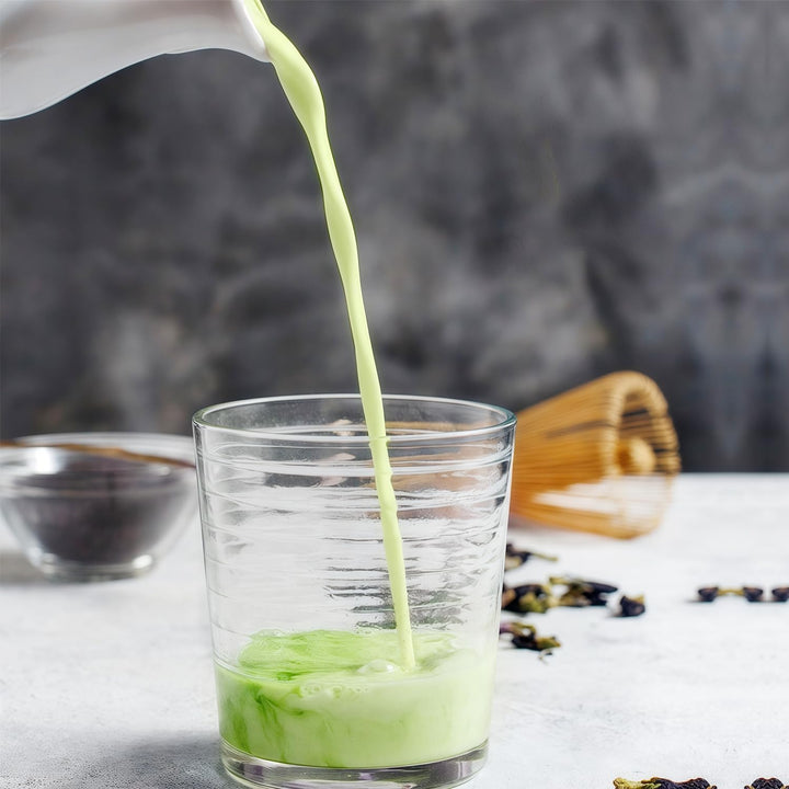 Matcha Set, Matcha Tee Set – Matcha Besen Set mit Schneebesen, Besenhalter, Keramik Matcha-Schale, 2