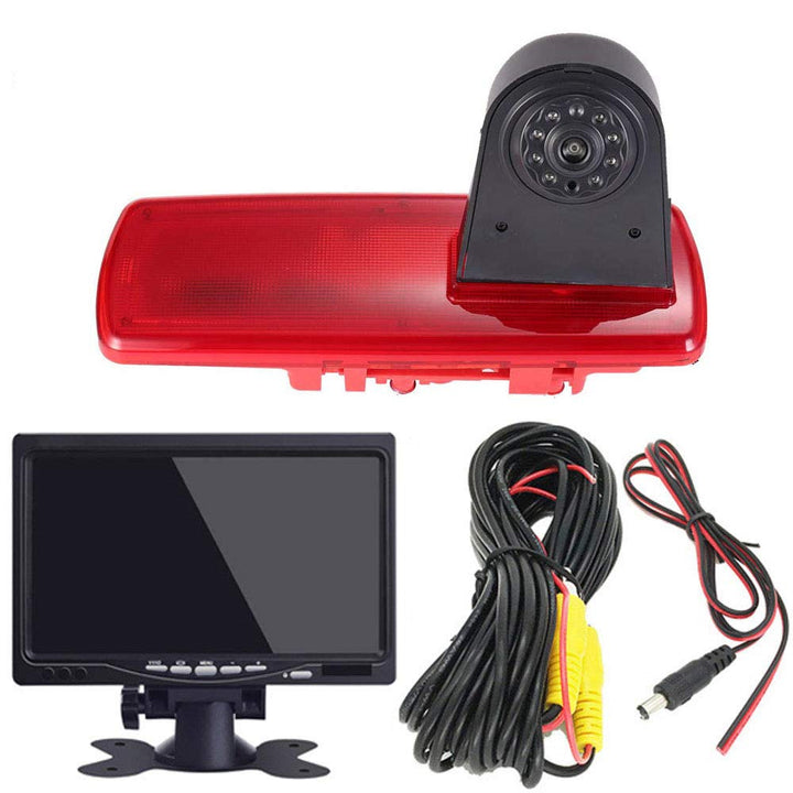 HD Bremsleuchte Kamera mit 7 Zoll LCD Monitor,Nachtsicht Rückfahrkamera Ersatz für Opel Vauxhall Viv