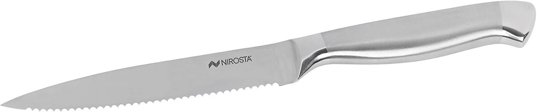 Nirosta STAR 5er Set - Premium Edelstahl-Messer mit Funktionsteil, handlicher Griff für jede Gelegen