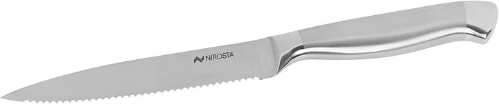 Nirosta STAR 5er Set - Premium Edelstahl-Messer mit Funktionsteil, handlicher Griff für jede Gelegen