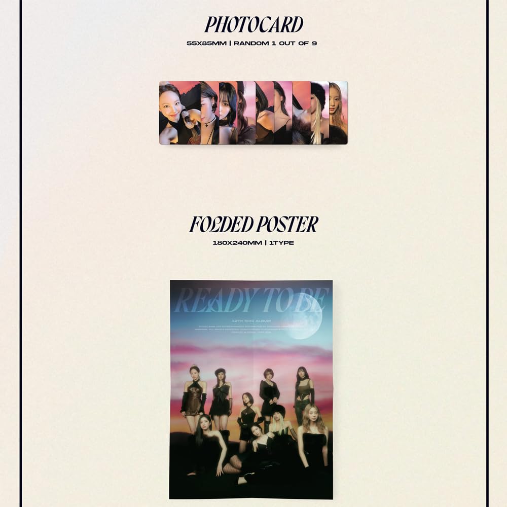 TWICE - READY TO BE [Digipack Ver.] Album+Pre-Order Benefit (CHAEYOUNG ver.), CHAEYOUNG ver.