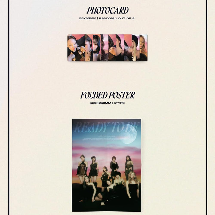 TWICE - READY TO BE [Digipack Ver.] Album+Pre-Order Benefit (CHAEYOUNG ver.), CHAEYOUNG ver.