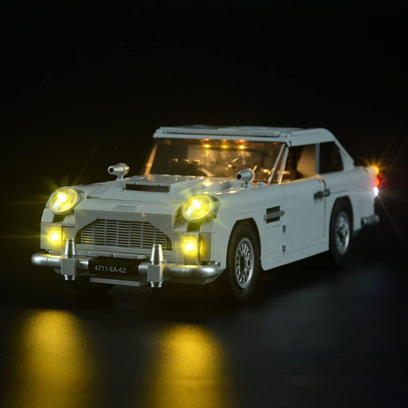 GEAMENT LED-Licht-Set für Creator Expert James Bond Aston Martin DB5 - Kompatibel mit Lego 10262 Bau