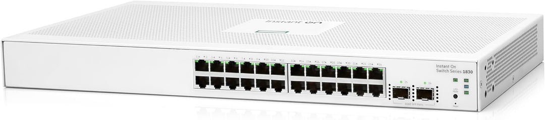 Aruba Instant On 1830 24-Port Gb Smart-Managed Layer-2-Ethernet-Switch | 24x 1G | 2X SFP | Lüfterlos