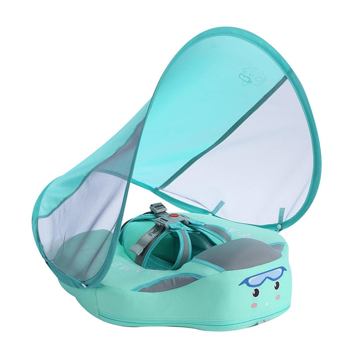 Baby Pool Float Schwimmbad mit Baldachin, nicht aufblasbar, für 3-24 Monate, für Strand, See, Bad, U