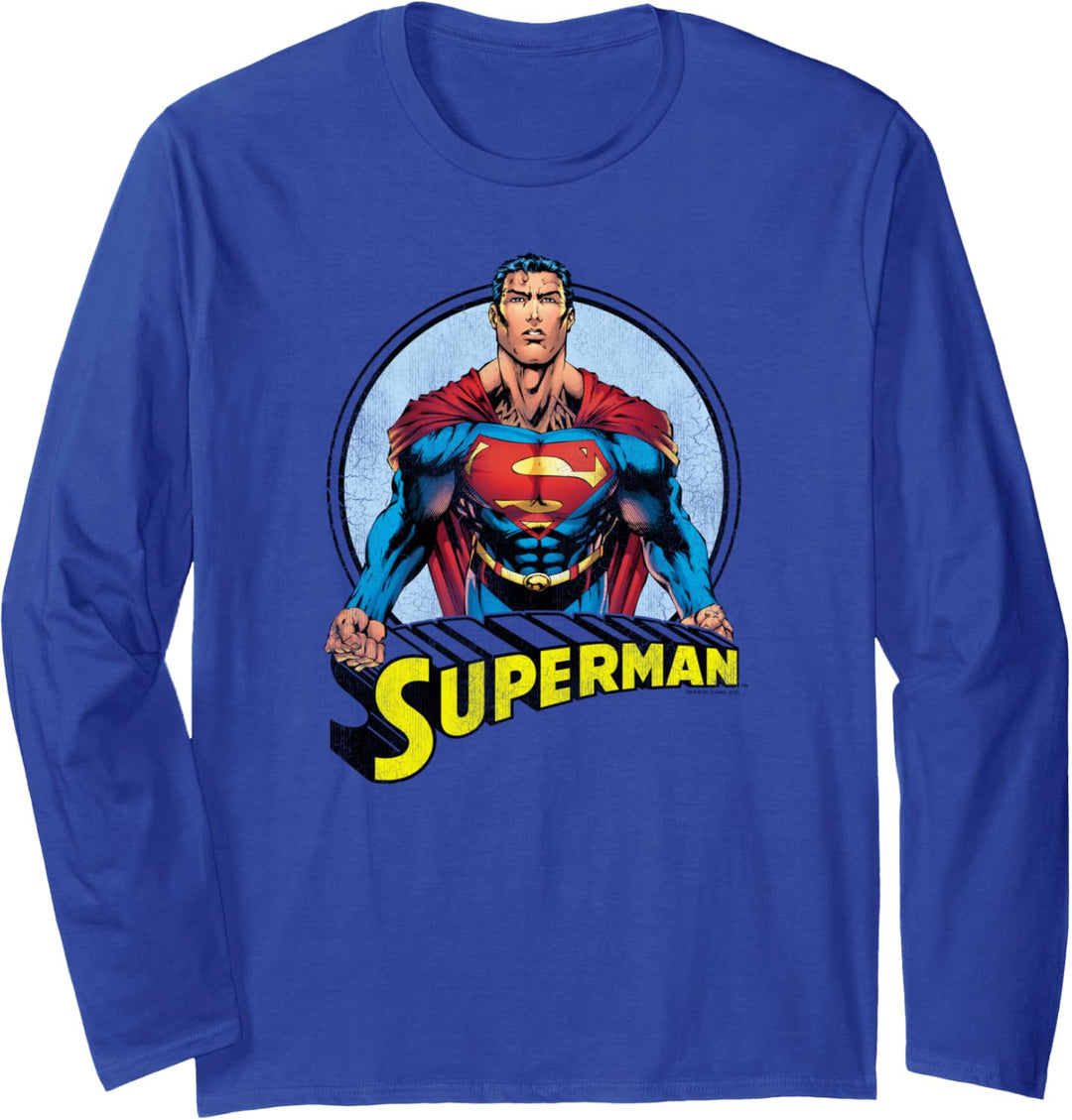 Superman Flying High Again Langarmshirt