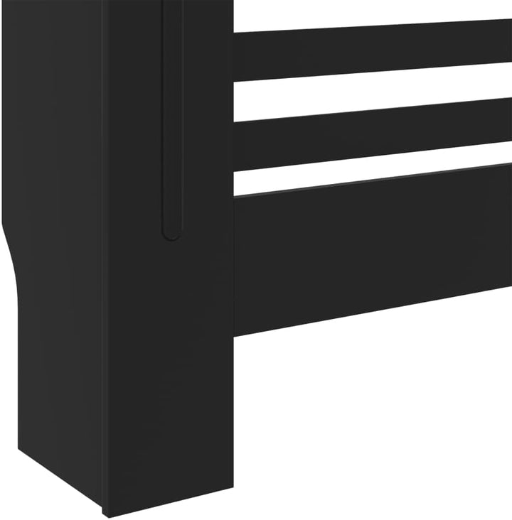 Wohnzimmer Heizkörperabdeckung 78x19x81.5 cm MDF Heizkörperverkleidung Dekorative Lamellen-Design He