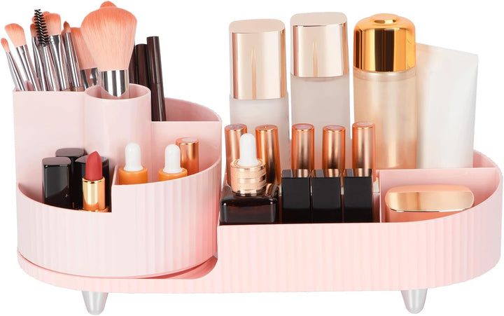 Make Up Kosmetik Organizer, 360° Drehbarer Beauty Organizer, Multifunktionale Kosmetikaufbewahrung f