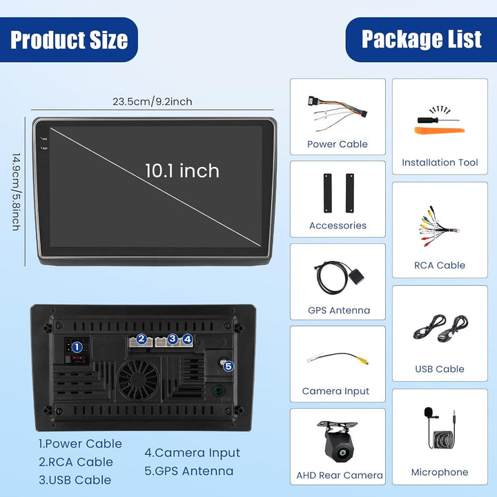 [4G+64G]Inefala Android 15 Autoradio für Renault Trafic 2001-2010/Opel Vivaro 2006-2010/Nissan Prima