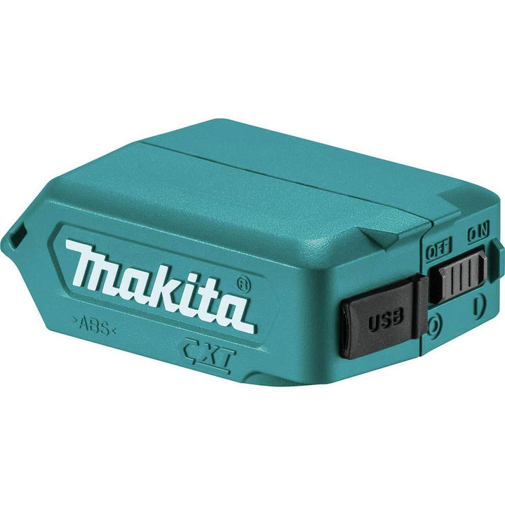 Makita DEAADP08 USB Adapter für 10,8V/12V max. für Li-Ion Akkus Schwarz