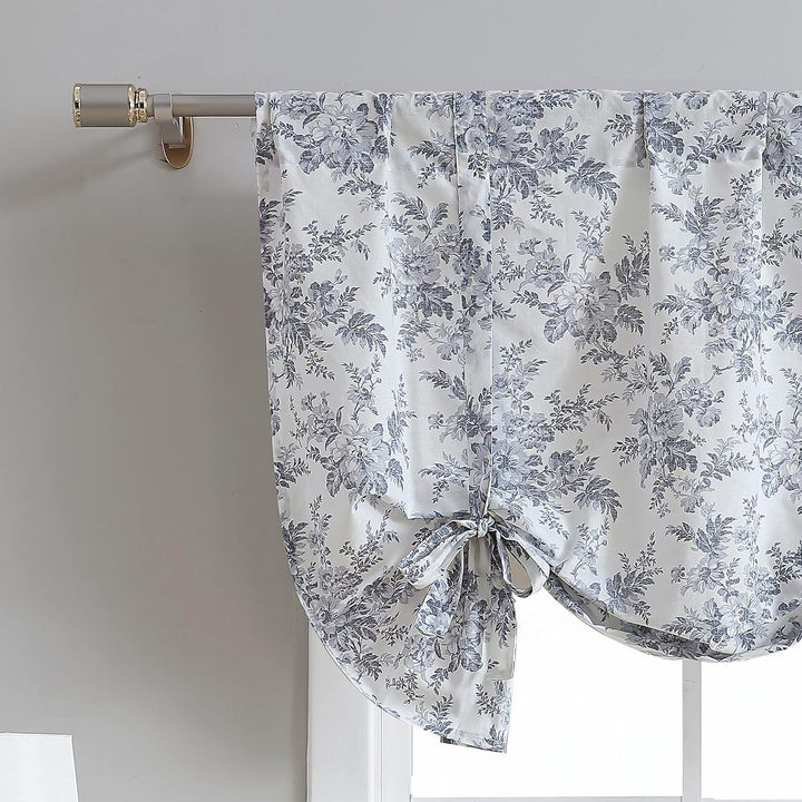 Laura Ashley Home - Volant aus Baumwolle, stilvolle und leichte Fensterdekoration für Heimdekoration