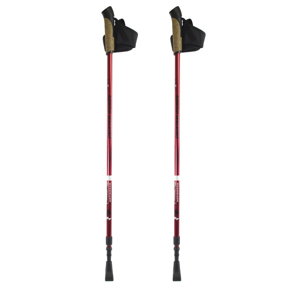 Nordic Walking Stöcke, längenverstellbar, 2-teilig NW 802 + Schutzhülle Nils