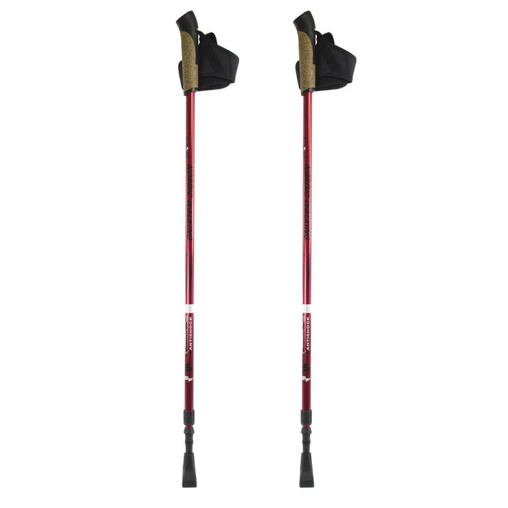 Nordic Walking Stöcke, längenverstellbar, 2-teilig NW 802 + Schutzhülle Nils
