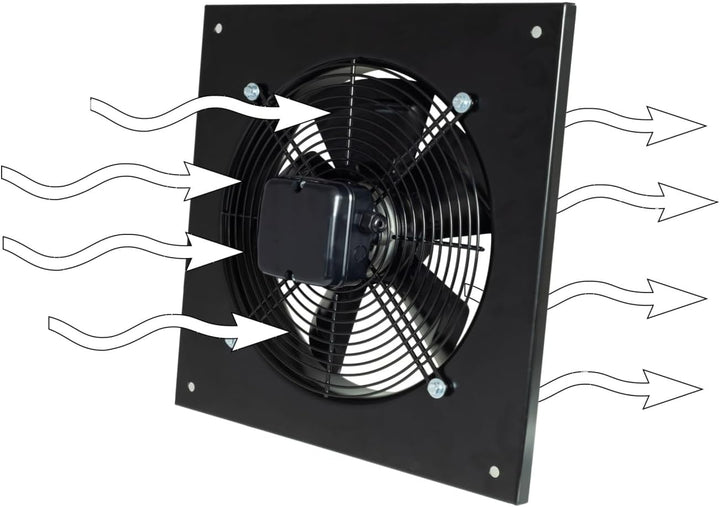 STERR Axialventilator 450 mm Industrieller Wandventilator – AXF450B 450 mm - AXF450B, 450 mm - AXF45