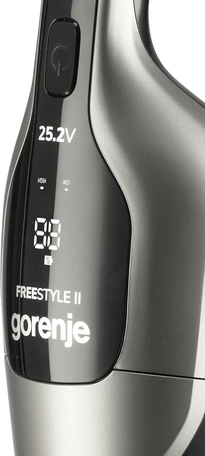 Gorenje SVC252110FSIIA Akku Staubsauger/Motorleistung: 165 W/Saugkraft: 27 W/Bis zu 60 min Laufzeit/