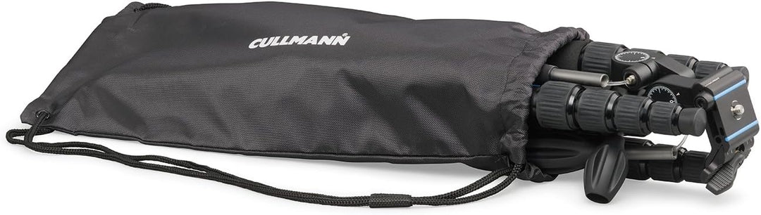 Cullmann MUNDO "522T OT35" Reisestativ inkl. 3-Wege-Kopf schwarz, Aluminium (Höhe 135 cm) Reisestati